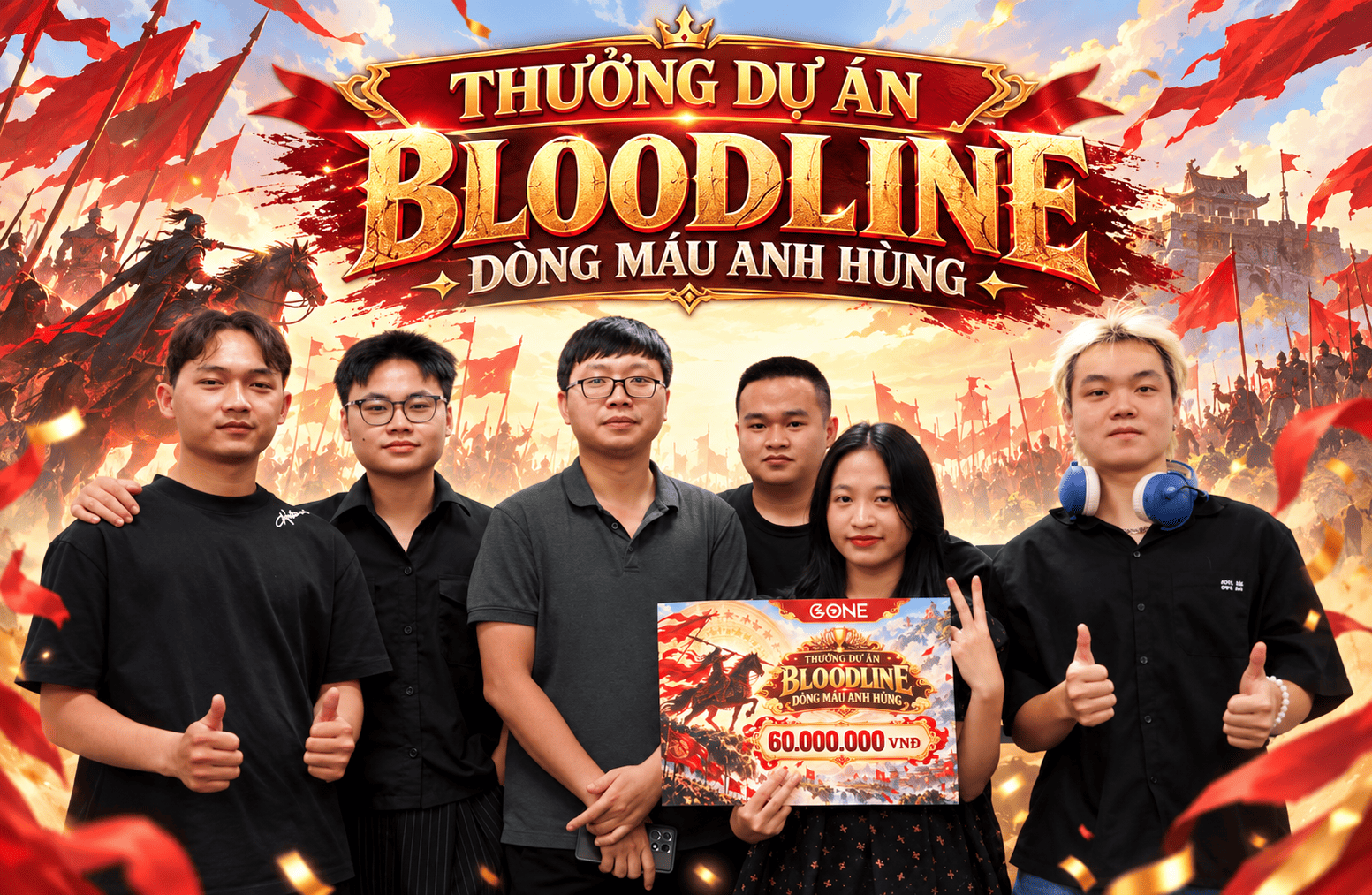 GZONE THƯỞNG NÓNG 60.000.000 VNĐ – DÒNG MÁU ANH HÙNG, CHIẾN THẮNG XỨNG ĐÁNG!